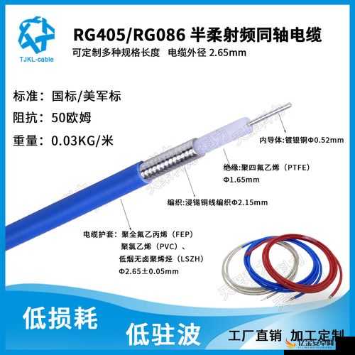 86rg405 射频线性能详解：高速传输、低损耗的理想选择